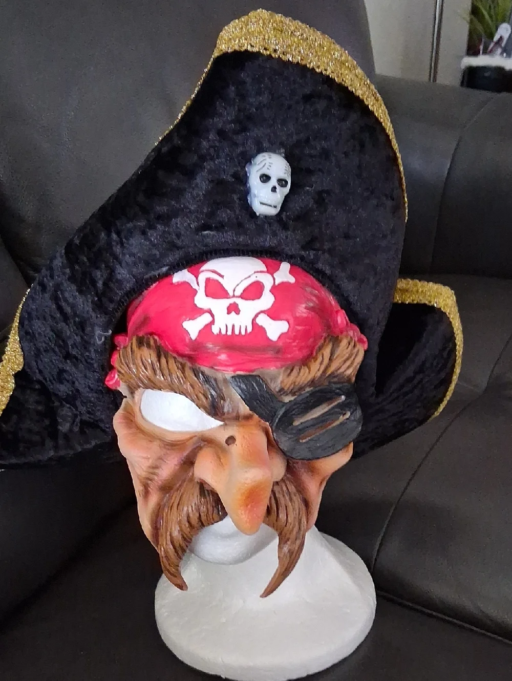 Pirate Coat, Hat, Mask  Costume